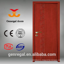 Environmental pu painting in room wood doors